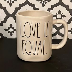 Rae Dunn LOVE IS EQUAL Mug